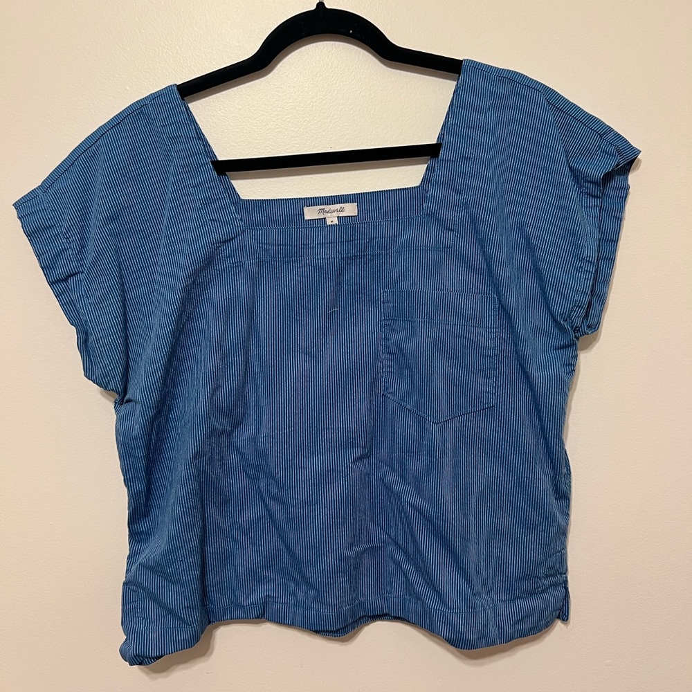 Square Neck Madewell Top Size M